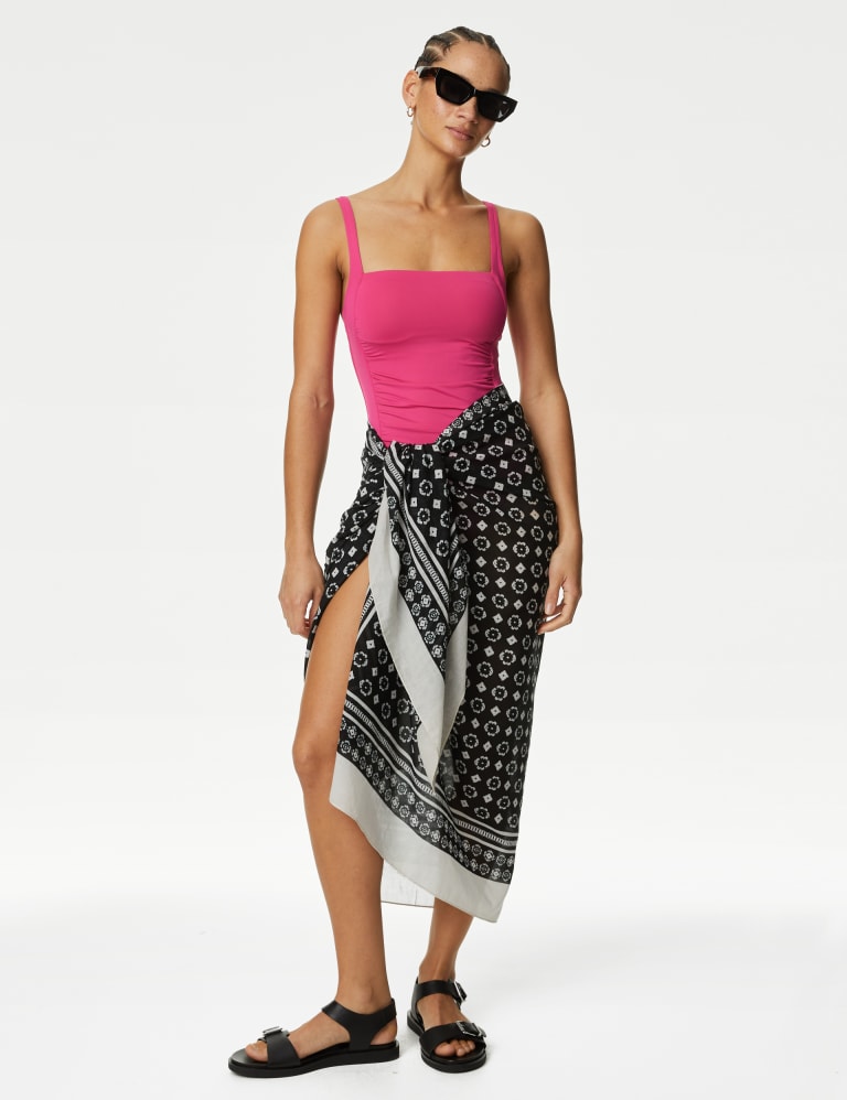 Marks and spencer skirted swimsuit on sale