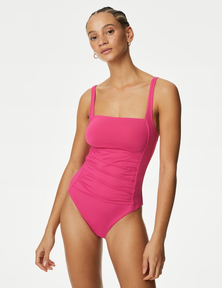 Buy MARKS & SPENCER Tummy Control Padded Square Neck Swimsuit 2024