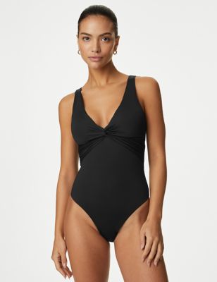Tummy Control Plunge Swimsuit, M&S Collection