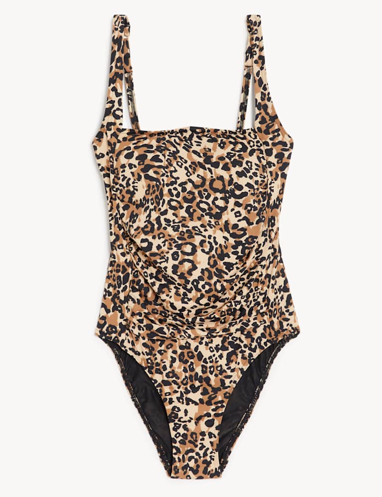 Tummy Control Printed Padded Swimsuit M&S Collection M&S