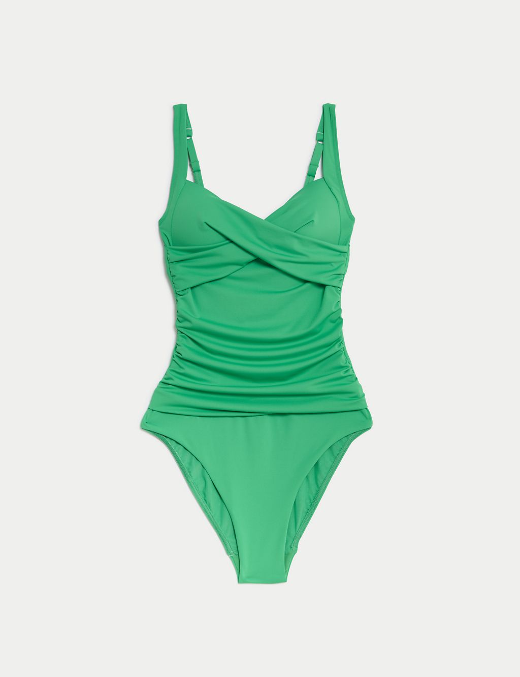 Tummy Control Ruched Plunge Swimsuit 1 of 6