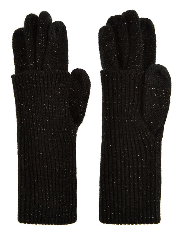 Turn Back Touchscreen Gloves Image 1 of 1