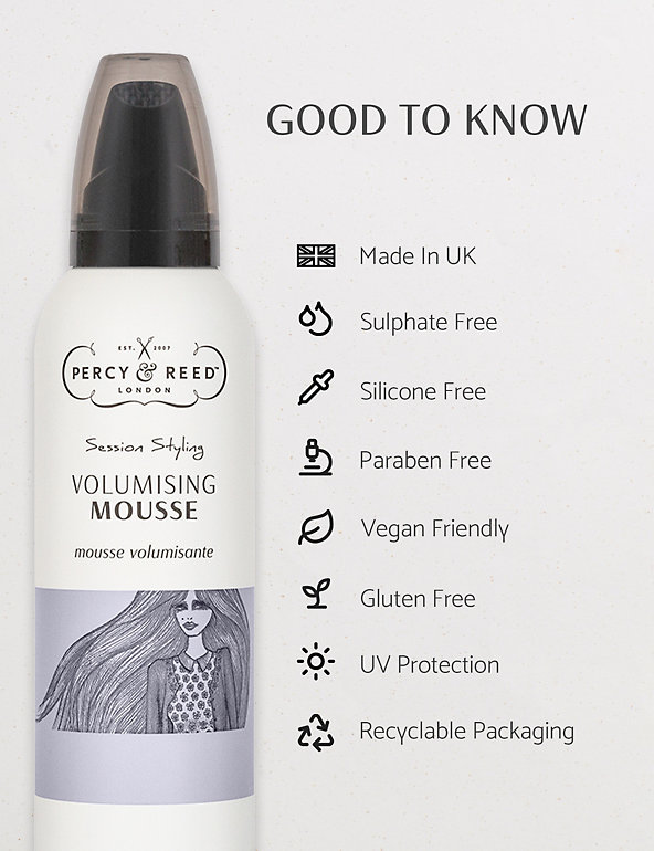 Turn Up The Volume Volumising Mousse 200ml | Percy & Reed™ | M&S