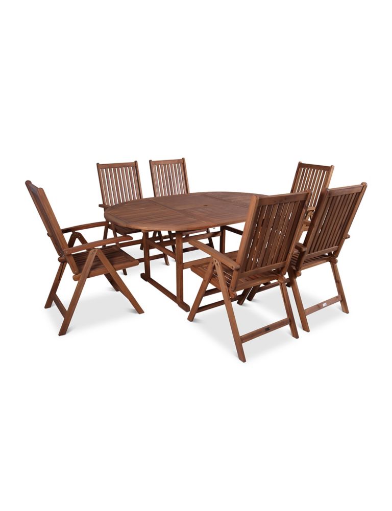 Turnbury 6 Seater Garden Table & Chairs 3 of 3