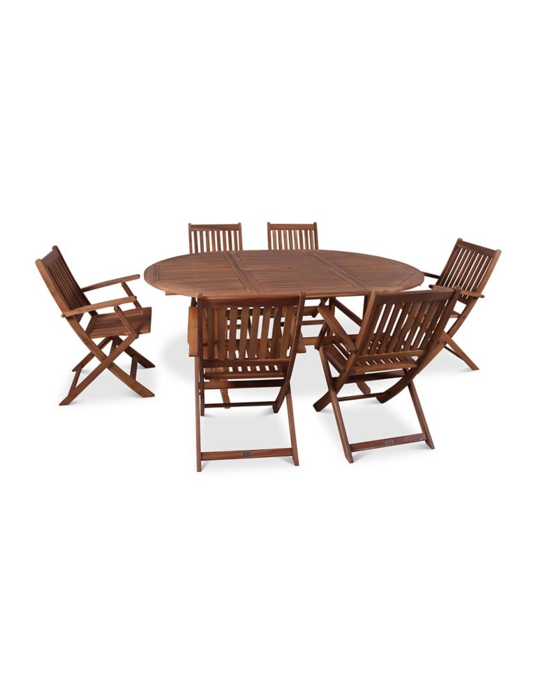 Turnbury 6 Seater Garden Table & Chairs 3 of 3