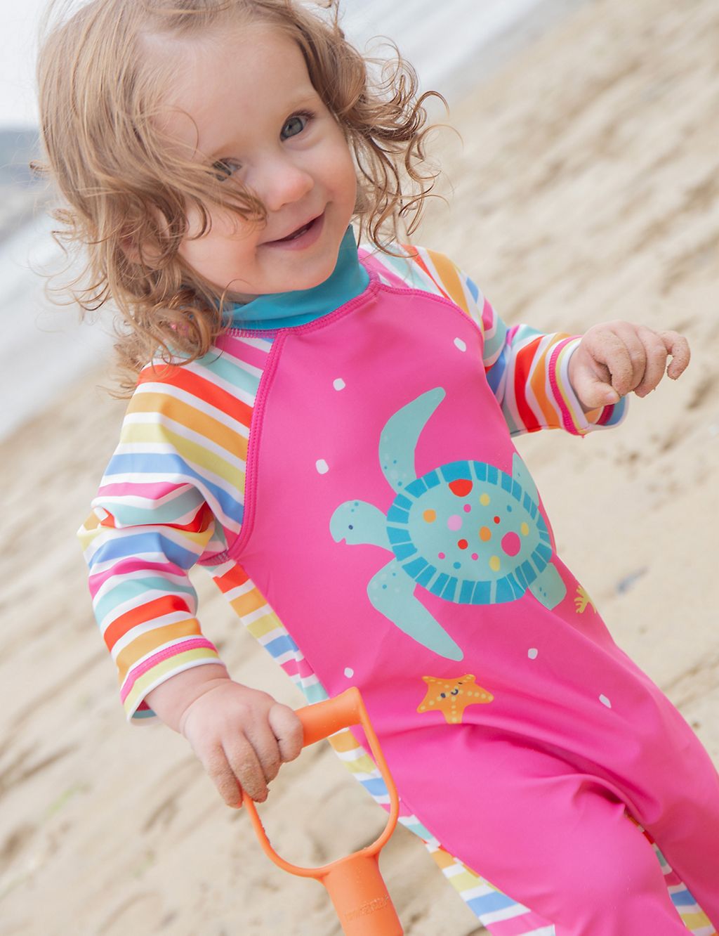 Turtle Long Sleeved Swimsuit (0 Mths - 4 Yrs) 1 of 4