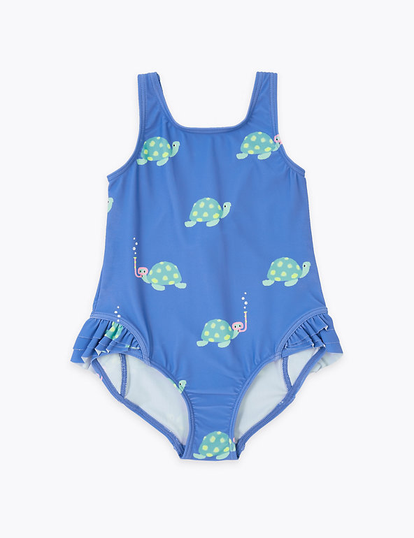 Turtle Swimsuit (2-7 Yrs) Image 1 of 2