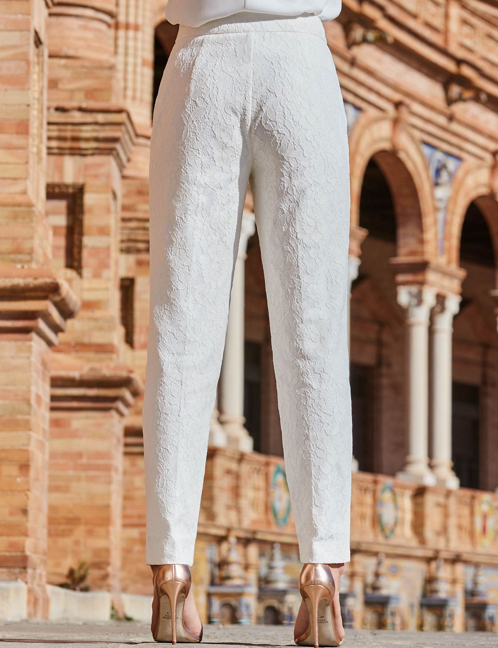 Tuxedo Lace Tapered Trousers 4 of 5