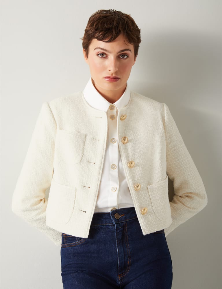 Lk bennett outlet tweed jacket