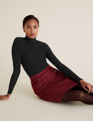 A line on sale tweed mini skirt