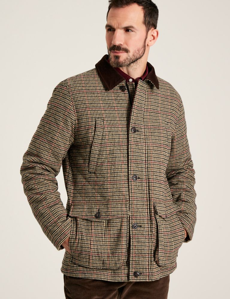 Tweed Quilted Padded Jacket 1 of 8
