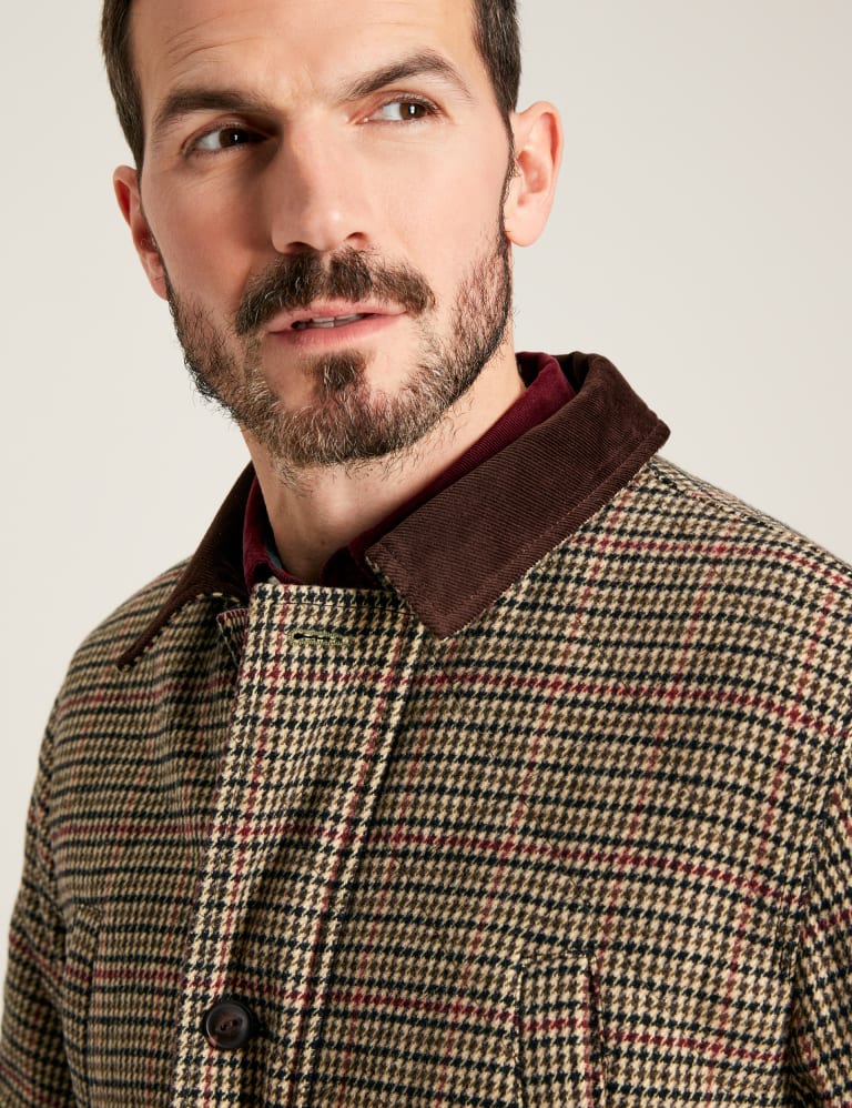 Mens checked deals padded jacket