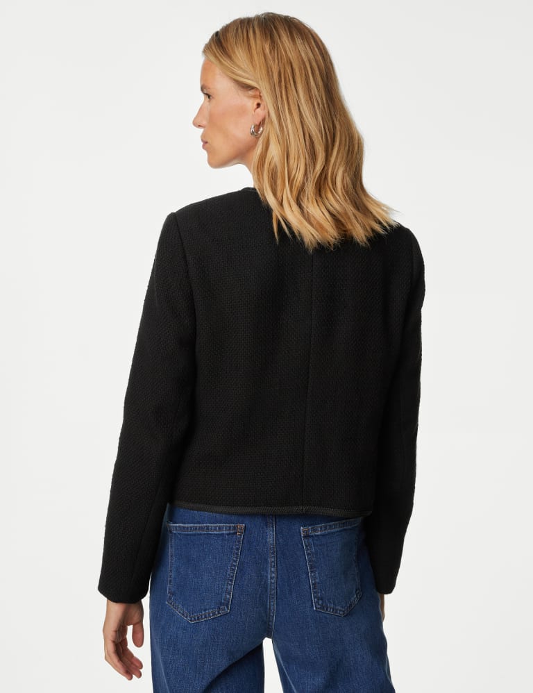Marks and spencer tweed hot sale jacket