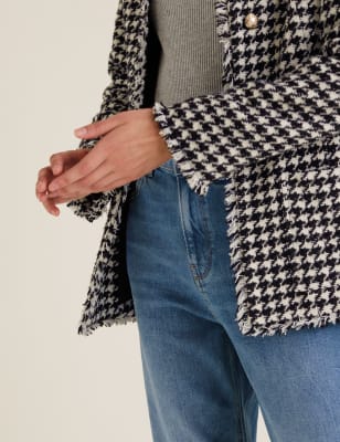 marks and spencer dogtooth jacket