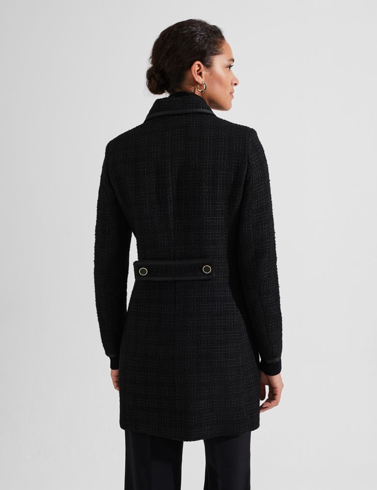 Tweed Tailored Coat with Wool 5 of 7