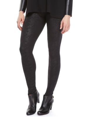 Leather and cotton on sale leggings