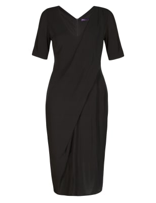 Twiggy for M&S Collection Drape Front Dress with Secret Support