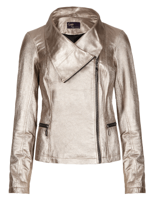 Biker hot sale jacket m&s