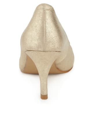 M&s store gold heels