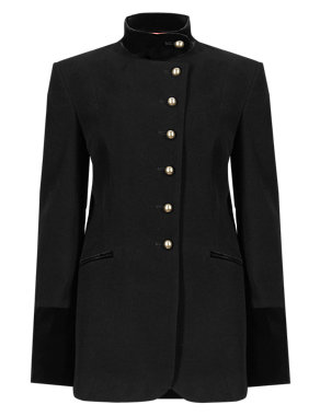 Twiggy for M&S Collection Military Jacket Image 2 of 5