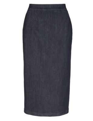 Twiggy for M&S Collection Pencil Denim Skirt | Twiggy | M&S