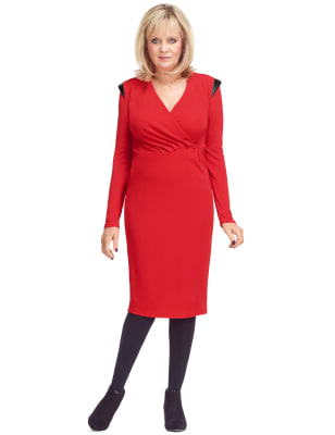 M&s store red dress