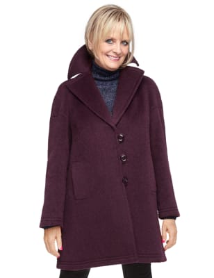 Wool swing store coat womens