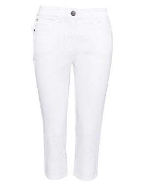 Twiggy for M&S Woman 5 Pocket Cropped Denim Jeggings Image 2 of 6