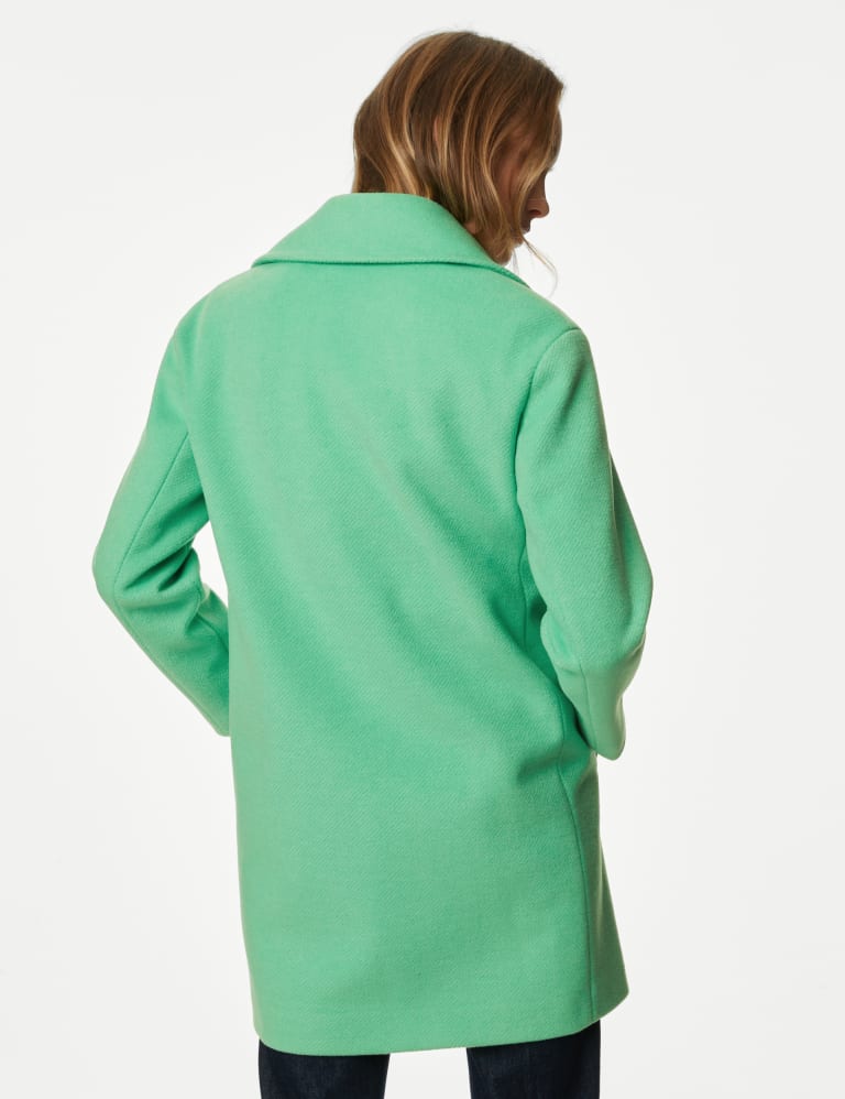 Twill Double Breasted Coat M S Collection M S