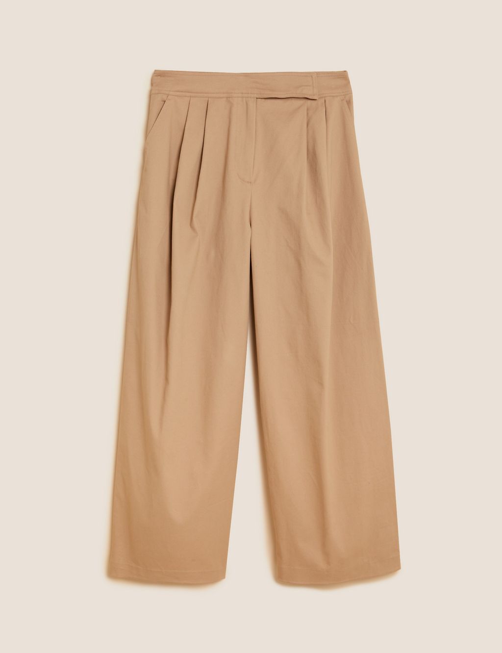 Twill Wide Leg Trousers 1 of 5