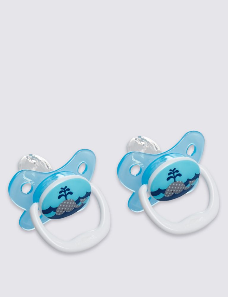 Twin Pack Orthodontic Soother 0-6 Months 1 of 2