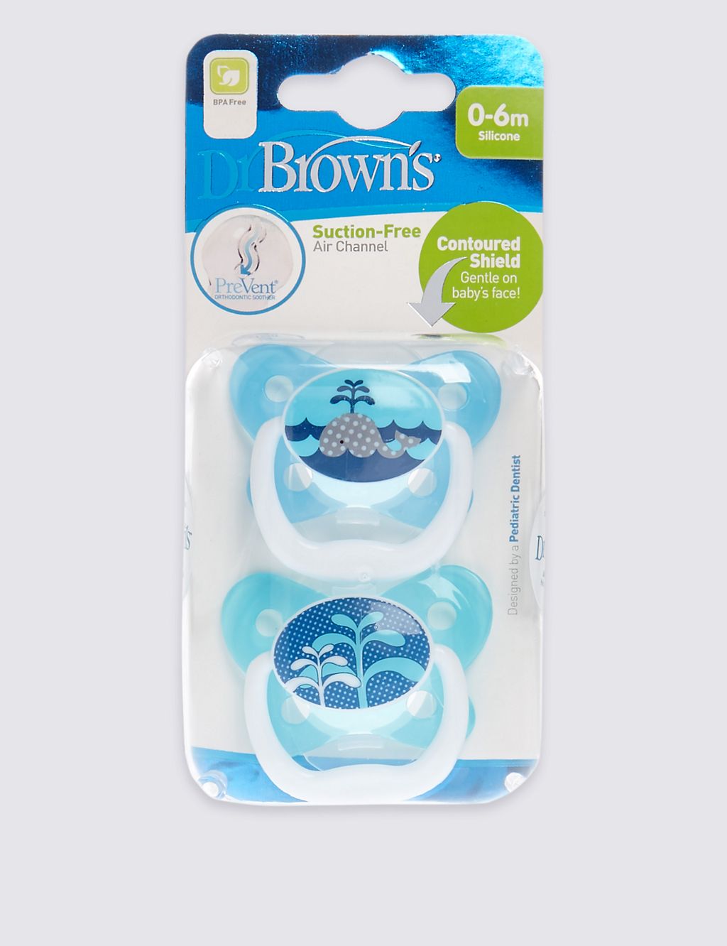 Twin Pack Orthodontic Soother 0-6 Months 2 of 2