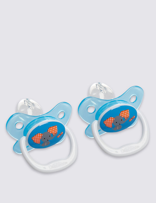 Twin Pack Orthodontic Soother 6-12 Months Image 1 of 2