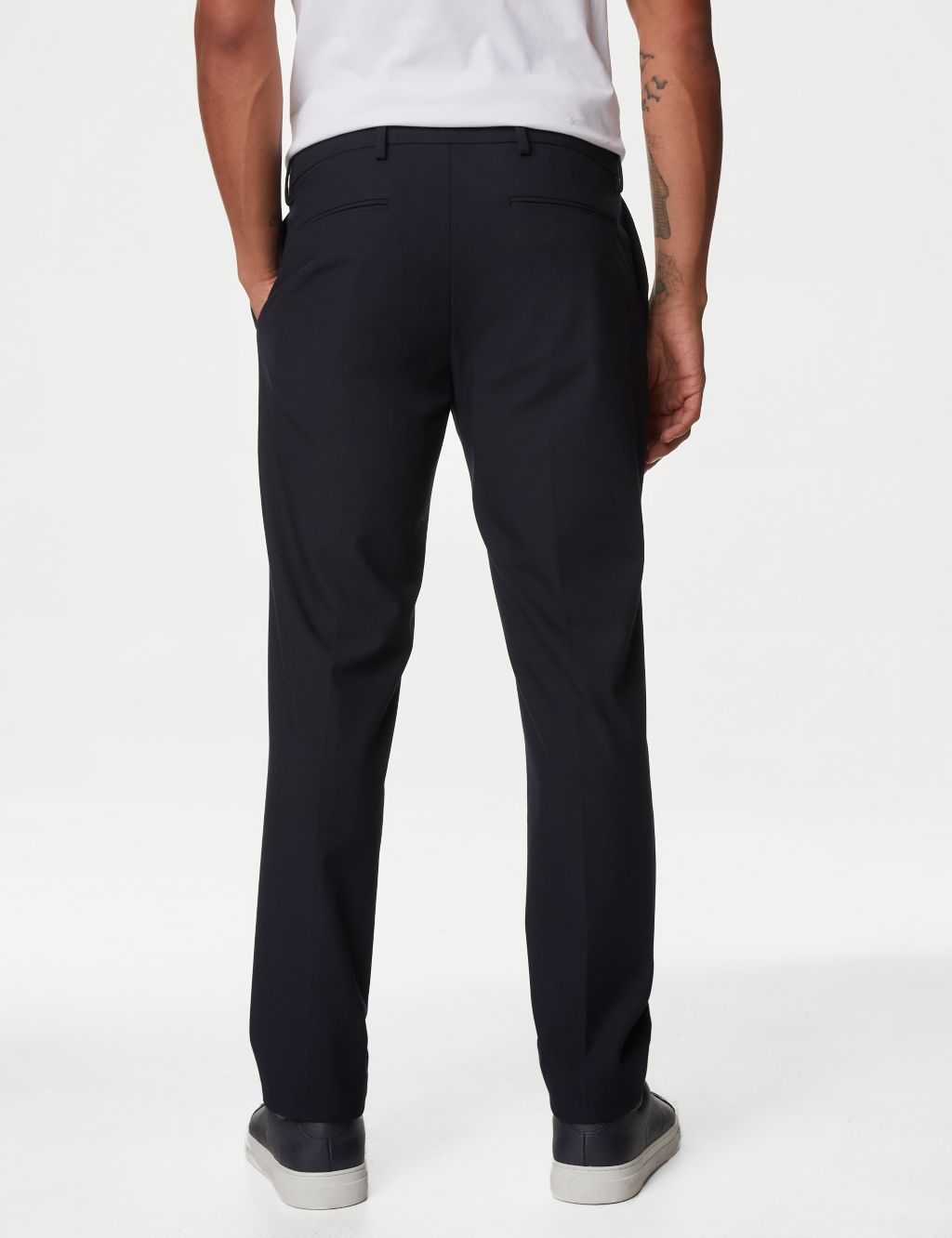 Twin Pleat Stretch Trousers 4 of 8
