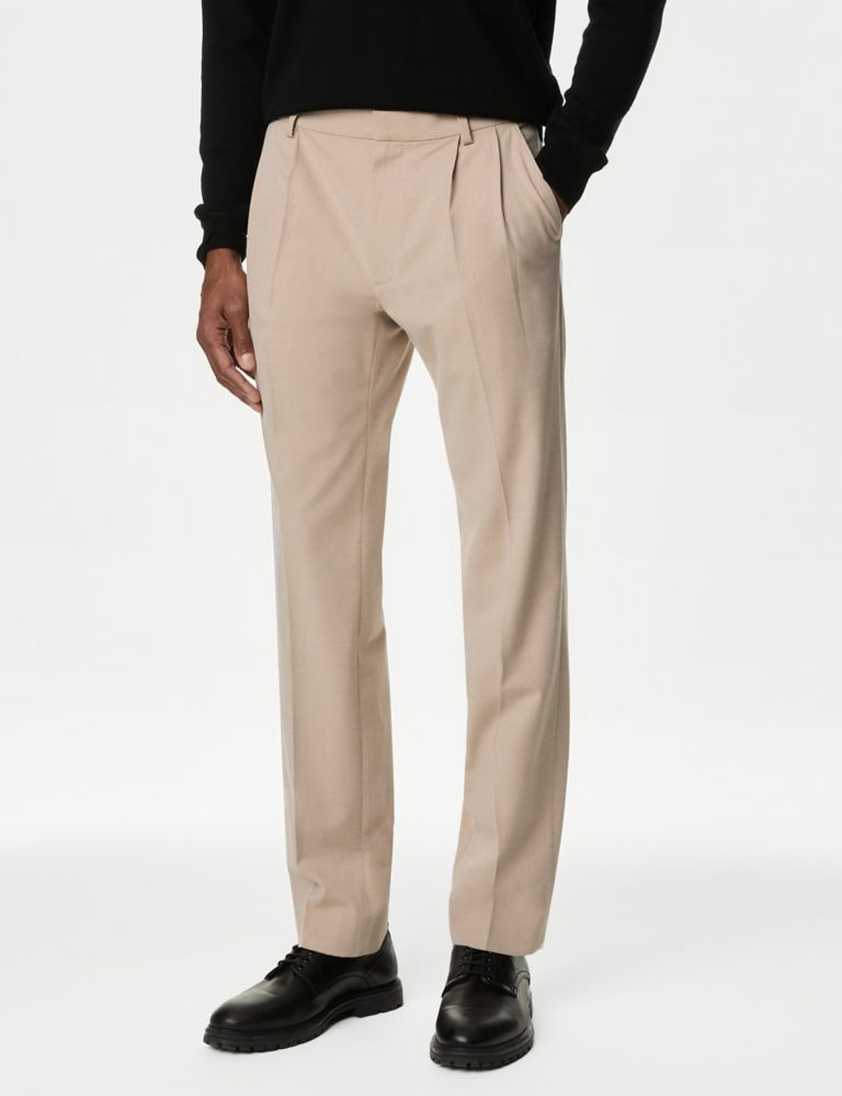 Twin Pleat Stretch Trousers 5 of 8