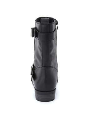 Twin Strap Biker Boots with Insolia Flex® Image 2 of 5