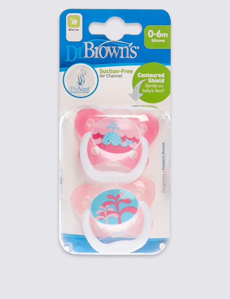 Twin pack Orthdontic Soother 0-6 Months 2 of 2