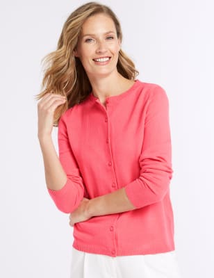 Marks and spencer hot sale pink cardigans