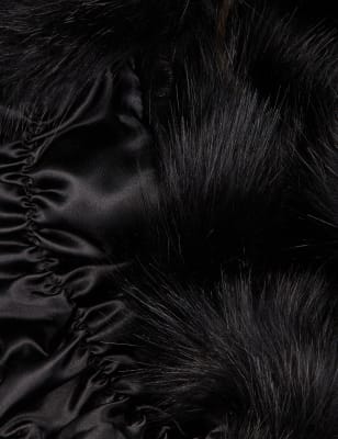 Twisted Faux Fur Scarf Image 2 of 3