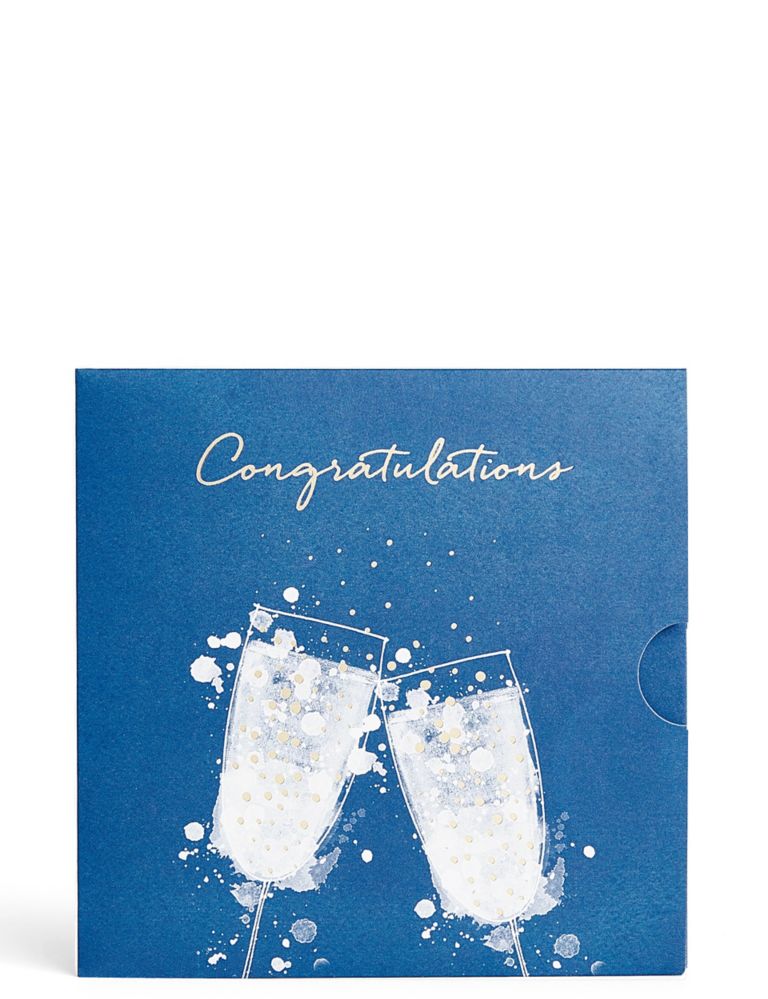 Two Glasses Navy Gift Card 1 of 5