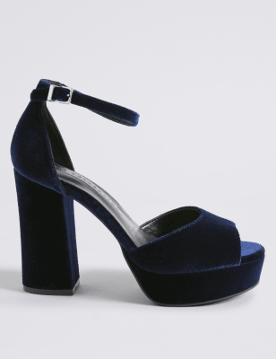 Two part hotsell block heeled sandals