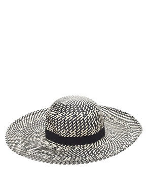 Two Tone Striped Hat Image 2 of 3