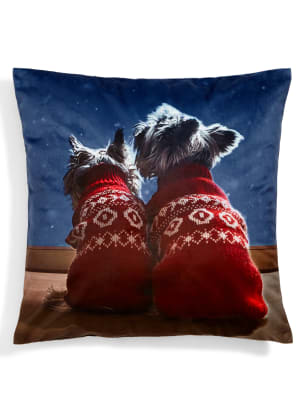 Two Westie Cushion | M&S