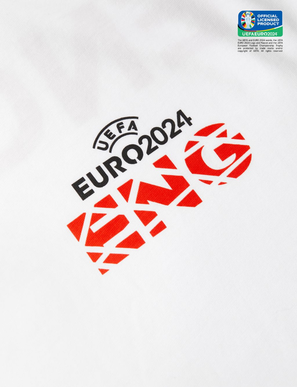 UEFA EURO2024™ Pure Cotton England T-Shirt (2-7 Yrs) 1 of 3