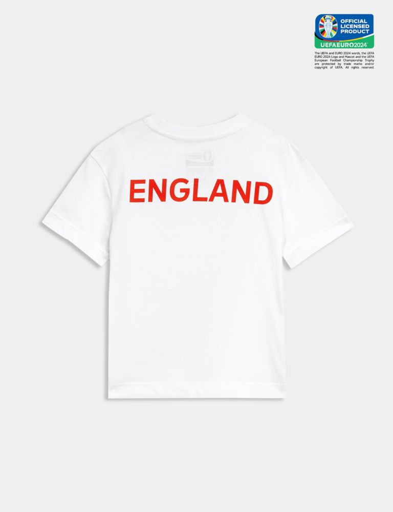 UEFA EURO2024™ Pure Cotton England T-Shirt (2-7 Yrs) 3 of 3