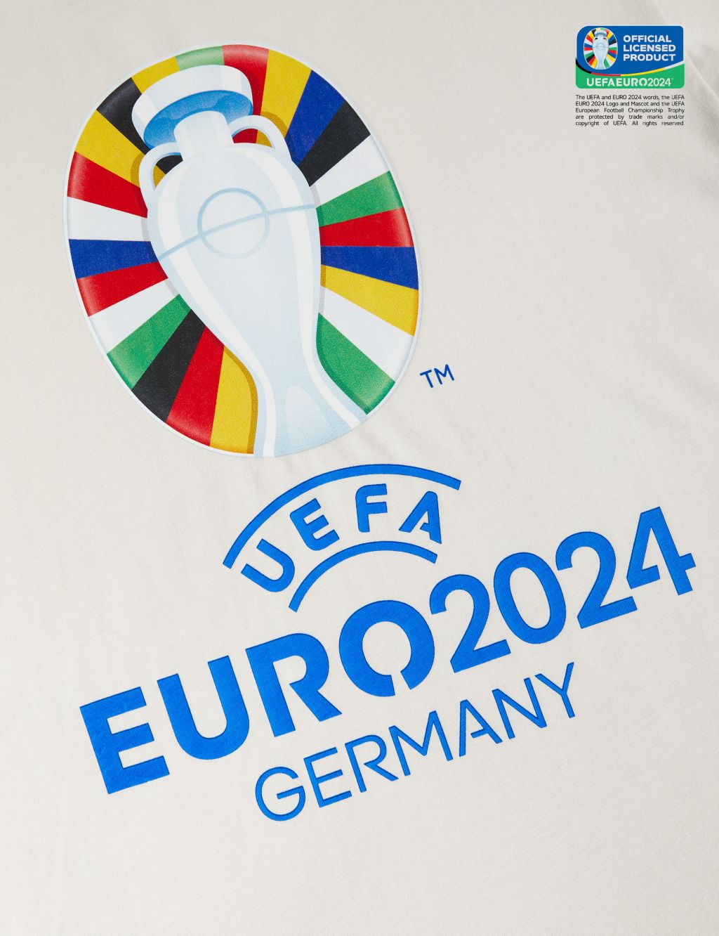 UEFA EURO2024™ Pure Cotton T-Shirt (6-16 Yrs) 1 of 4