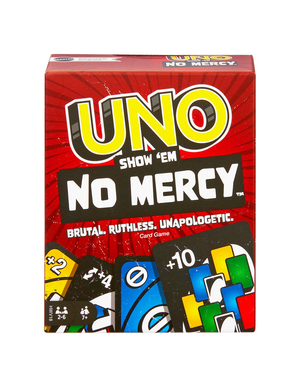 UNO Show 'Em No Mercy Card Game (7+ Yrs) 1 of 5
