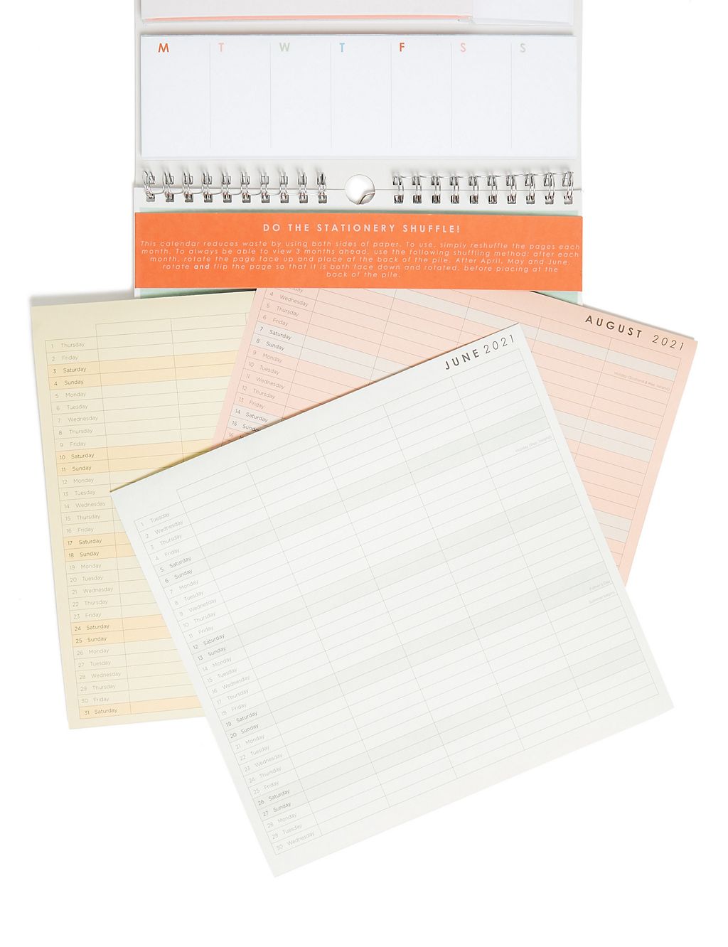 Ultimate 2021 Family Organiser with Pen, Shopping Lists, Pockets and Weekly Planner 5 of 5