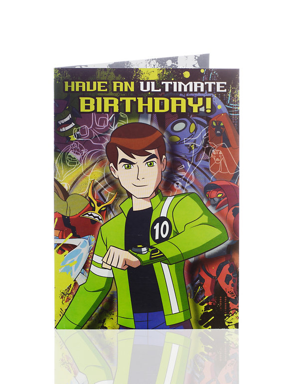 Ultimate Ben 10™ Birthday Card Image 1 of 2