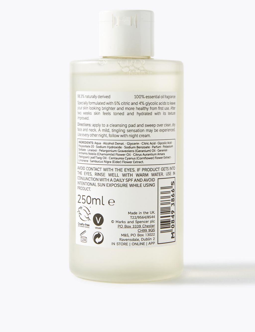 Ultimate Cleanse Glycolic Toner 250ml 2 of 2